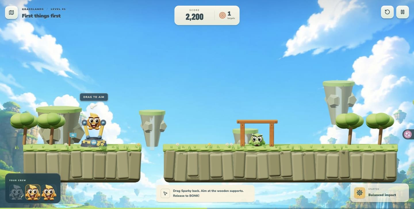 Bonkshot — gameplay screenshot