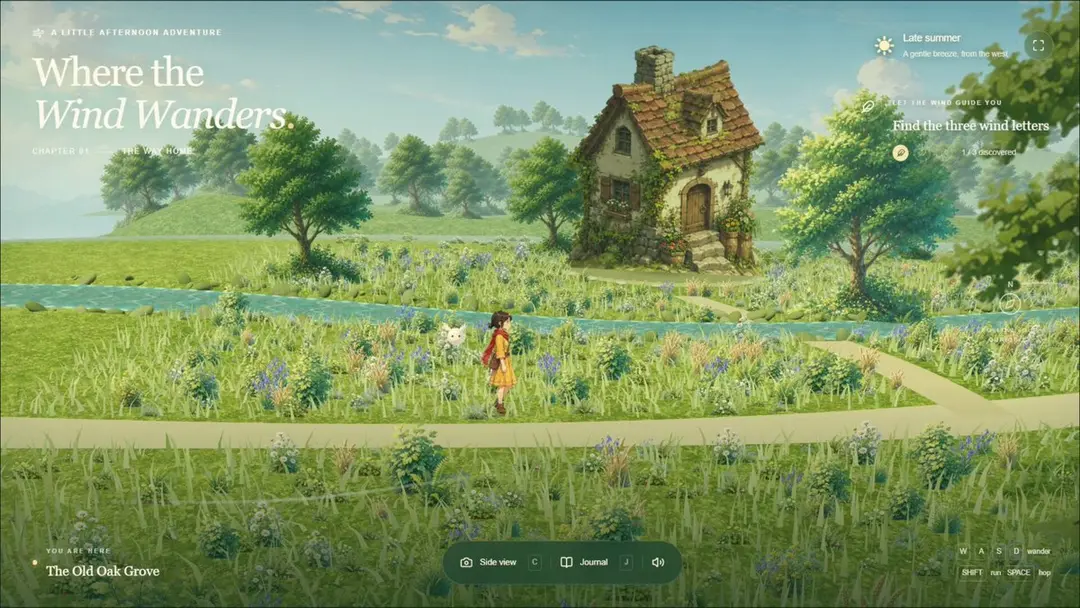 Where the Wind Wanders — captura del juego