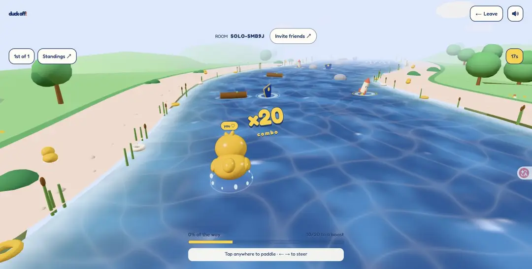Duck Off — gameplay screenshot