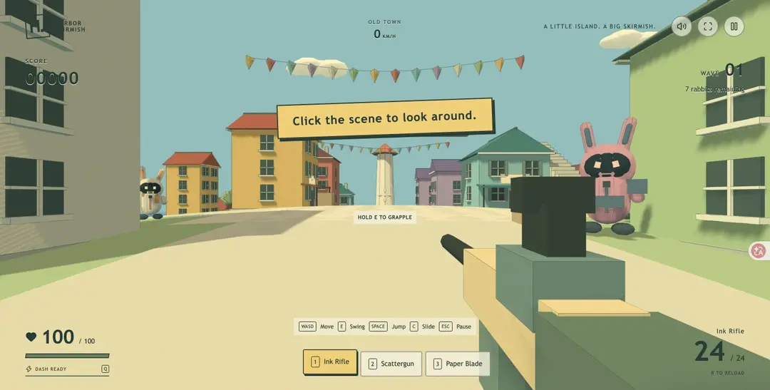 Harbor Skirmish — لقطة من اللعب