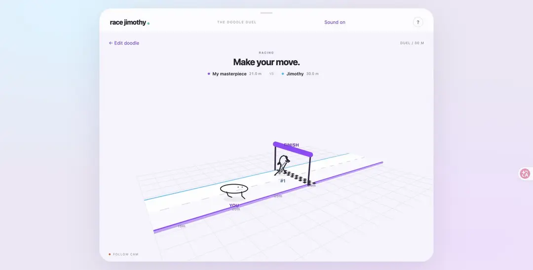 Race Jimothy — gameplay screenshot