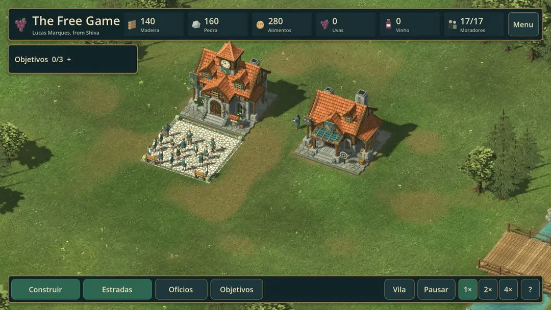 The Free Game — Screenshot aus dem Spiel