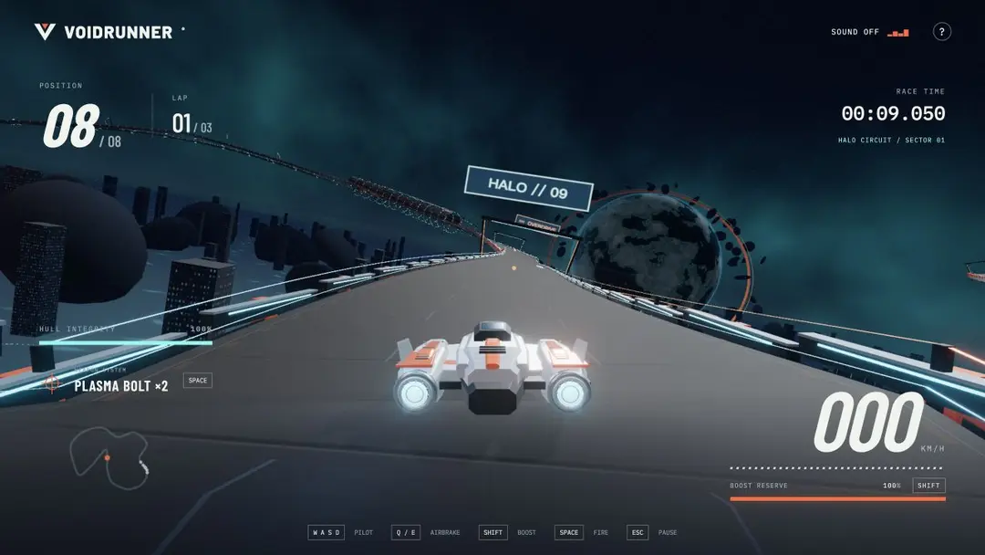VOIDRUNNER — Orbital Combat League — gameplay screenshot