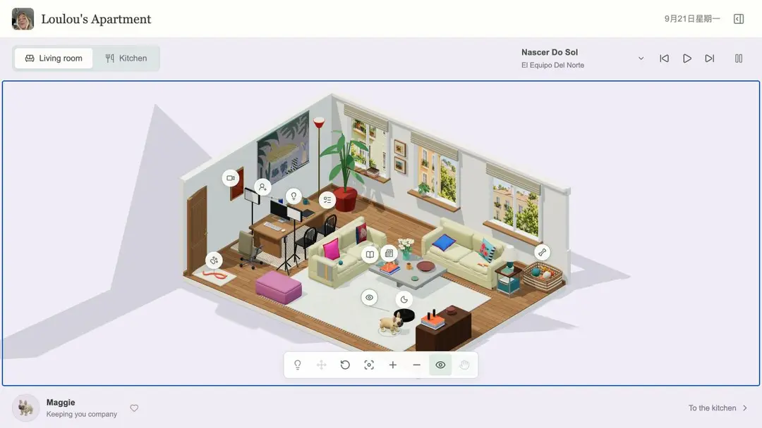 Loulou’s Apartment — gameplay screenshot
