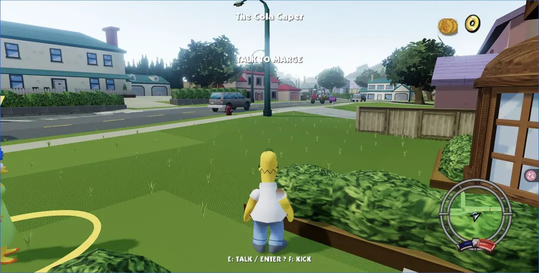 The Simpsons: Hit & Run — Browser Recreation — capture de jeu