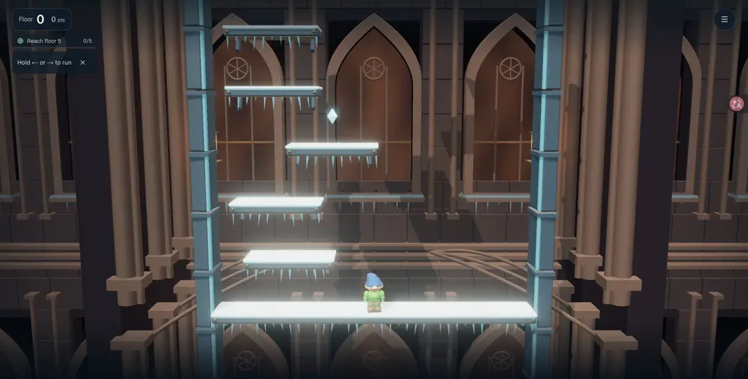 Icy Tower — Frostbound — gameplay screenshot