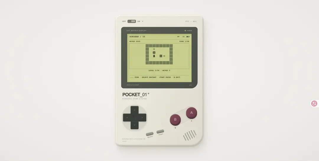 POCKET_01 — Personal Game System — gameplay screenshot