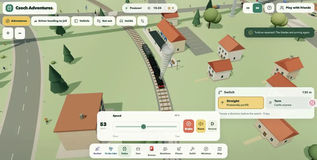 Česká dobrodružství / Czech Adventures — gameplay screenshot